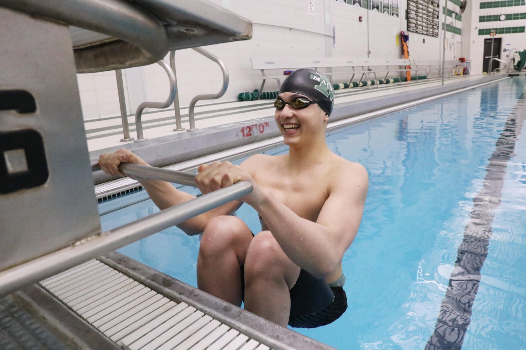 Mainland Regional's Destin Lasco, 2018 Press Boys Swimmer of the Year